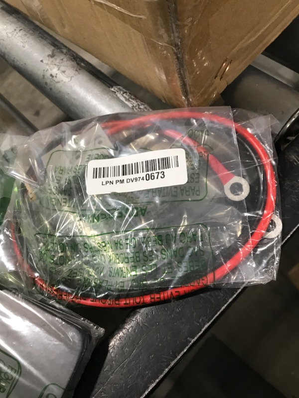 Photo 1 of LeTaoXing 50Amp Anderson Connector to O Ring Terminal Cable 600V 50A Battery Quick Connector 10AWG Battery Electric Forklift Cable for Tractors UPS Battery Packs Sightseeing Car 2FT