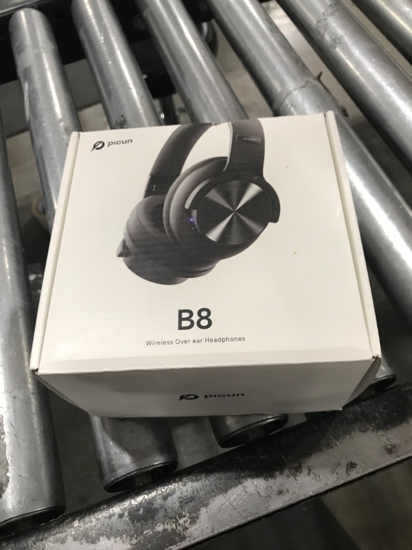 Photo 1 of Picun B8 Bluetooth Headphones, 120H Playtime Headphone Wireless Bluetooth with 3 EQ Modes, Low Latency, Hands-Free Calls, Over Ear Headphones for Travel Home Office Cellphone PC Black