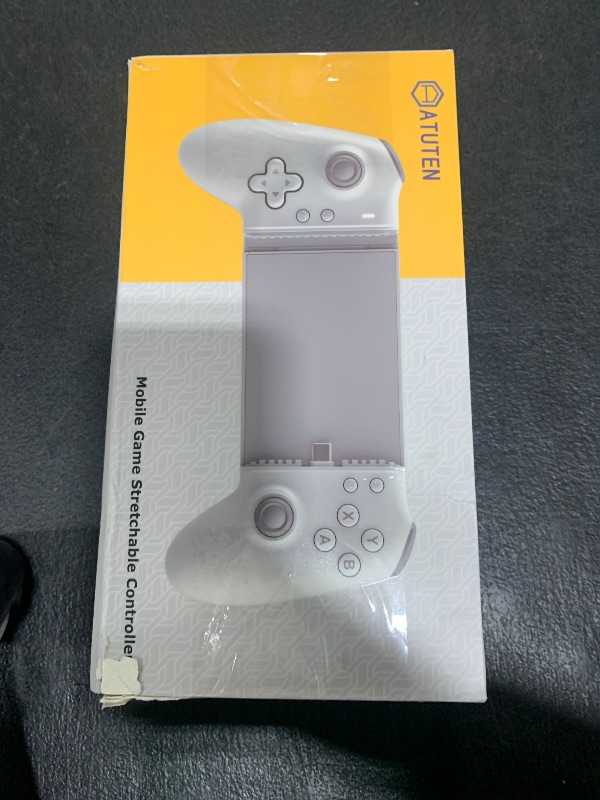 Photo 1 of ATUTEN Phone Gaming Controller for iPhone 15/16 and Android (USB-C), Turn Your Phone into a Gaming Console, Play Ps Portal, Roblox, Cloud Game, Xbox, App Games, Dual Hall Linear Trigger