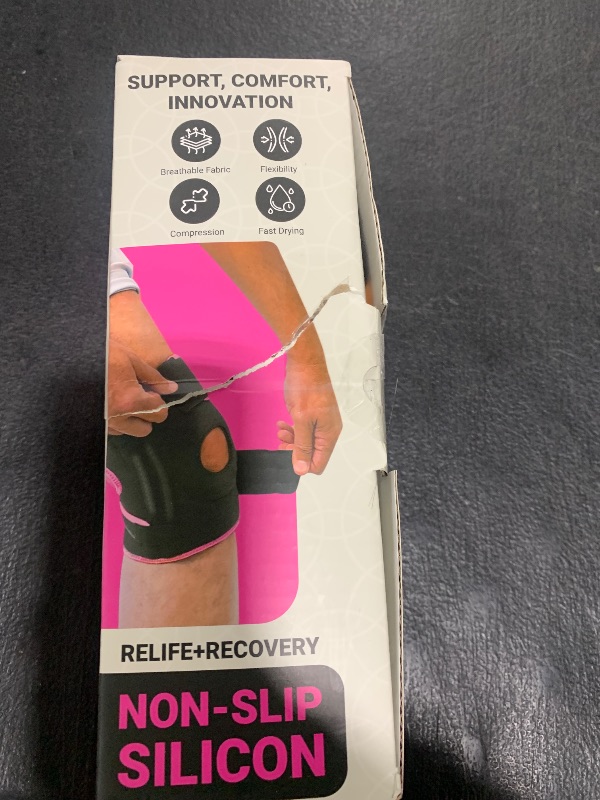 Photo 1 of DR. BRACE ELITE Knee Brace with Side Stabilizers & Patella Gel Pads for Maximum Knee Pain Support and fast recovery for men and women-Please Check How To Size Video (X-Large, Orion)