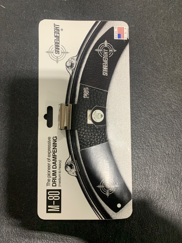 Photo 1 of SNAREWEIGHT M80 Black Drum Tone Control Damper Dampener, the ORIGINAL, Made in USA