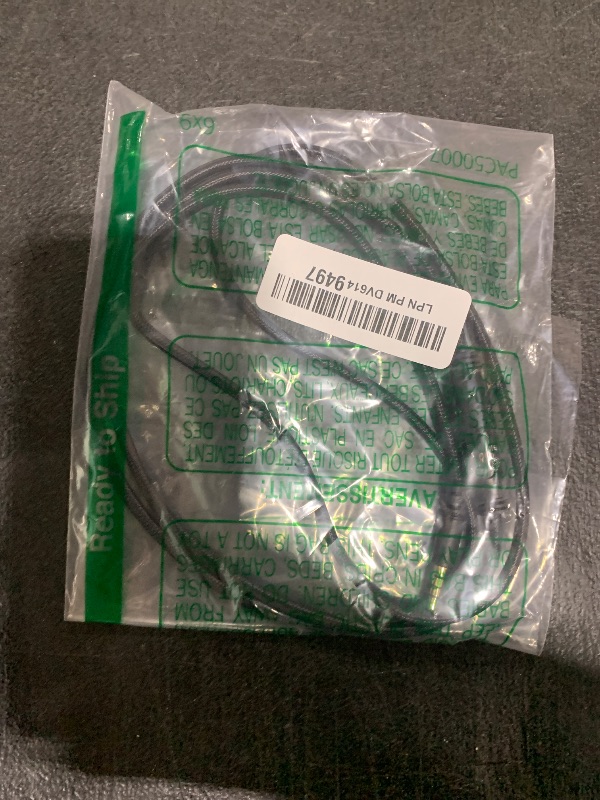 Photo 1 of HyperX Cloud Alpha Replacement Cable - Compatible with Cloud Alpha, Mix, Flight, Logitech G633, G933 Gaming Headsets - 3.5mm Audio Cable with Mute & Volume Control (No Mic, 4.9ft)