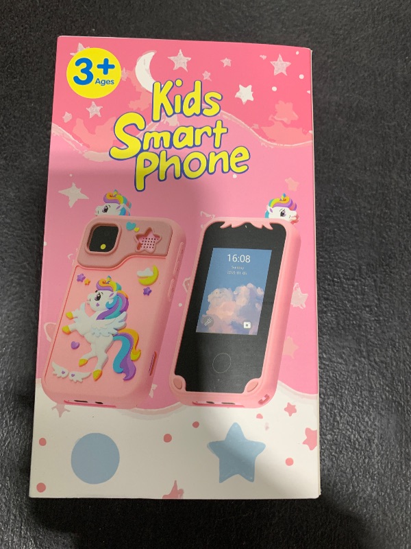 Photo 1 of Kids Phone for Girl Toys, Kids Smart Phone Birthday Gifts Toddler Kids‘ MP3 Players Ages 2, 3, 5, 7, 8, 10 Year Old, Educational Learning Toys with 2.8" Touchscreen, Music Player, Camera, Video, Game