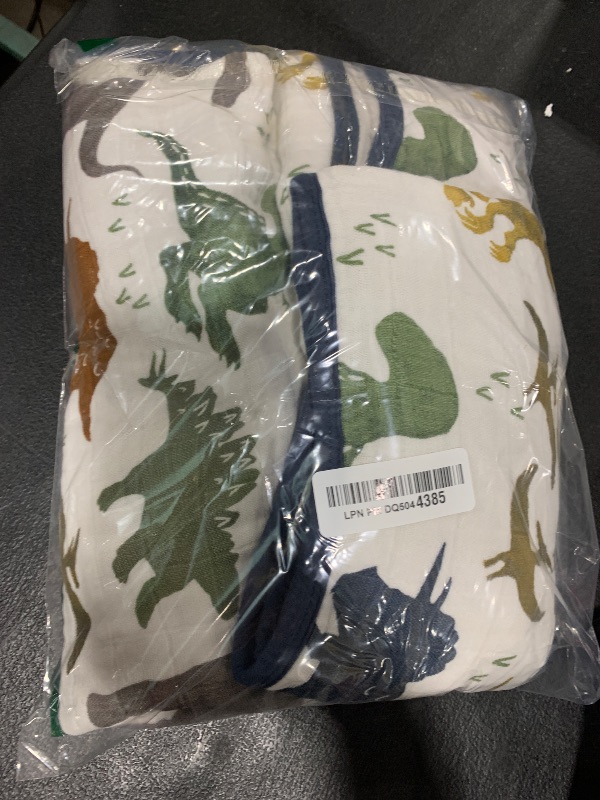 Photo 1 of Little Unicorn Original Premium Cotton Quilt | Multi-Layered & Extra-Soft Muslin Fabric |for Babies & Toddlers (Dino Friends)