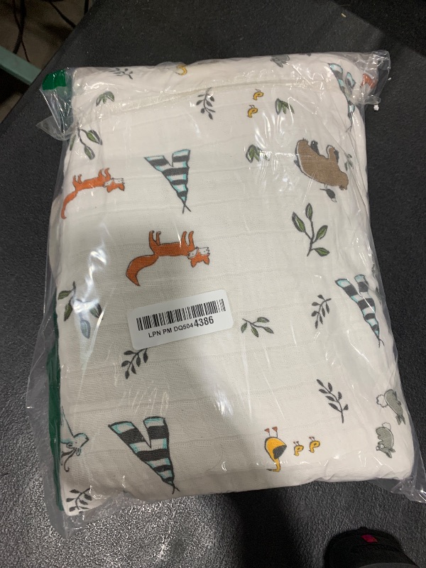 Photo 1 of Little Unicorn Original Premium Cotton Quilt | Multi-Layered & Extra-Soft Muslin Fabric |for Babies & Toddlers (Forest Friends)