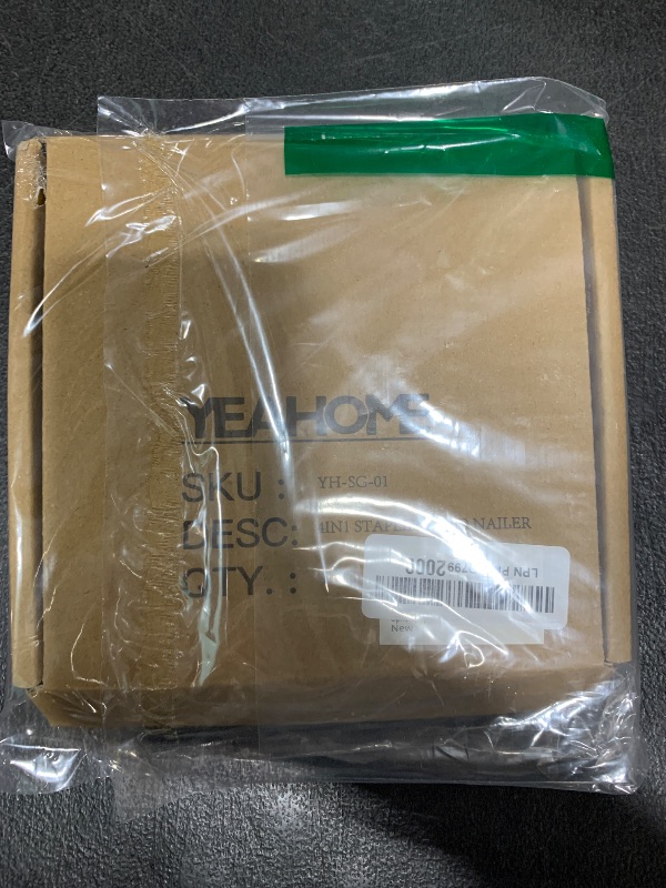 Photo 1 of Upholstery Staple Gun Heavy Duty, YEAHOME 4-in-1 Stapler Gun with 4000 Staples, Manual Brad Nailer Power Adjustment Stapler Gun for Wood, Crafts, Carpentry, Decoration DIY