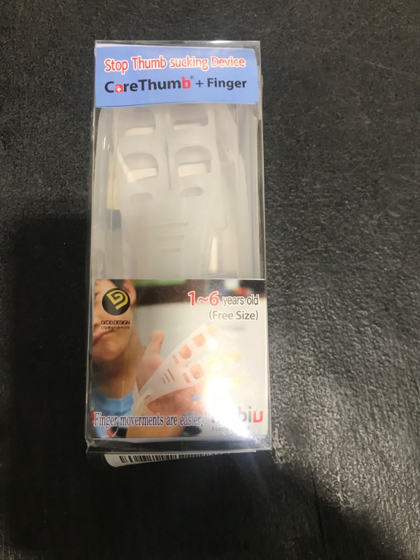 Photo 1 of CareThumb?+finger, Treatment Kit to Stop Thumb Sucking, Age 1-6 years, free-size