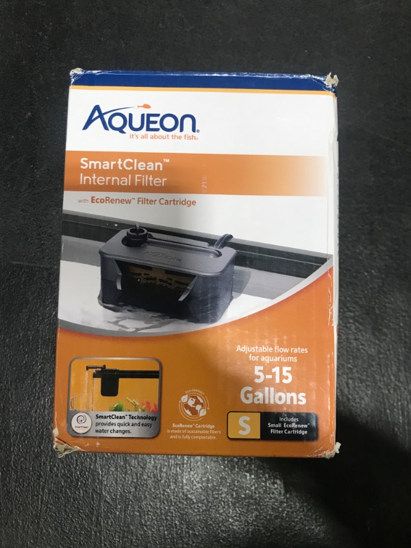 Photo 1 of Aqueon QuietFlow Internal Filter with SmartClean Technology, Small