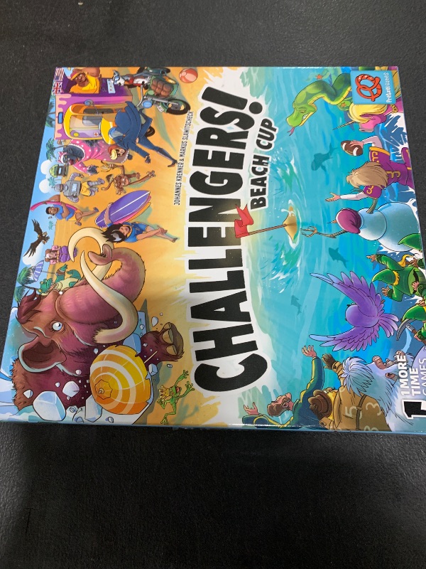 Photo 1 of Challengers! Beach Cup - Strategy Card Game with Interactive Decks and Fun Family Play, Ages 8+, 1-8 Players, 45 Min, Pretzel Games