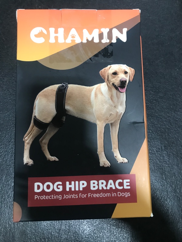 Photo 1 of CHAMIN Dog Hip Orthotics Brace, Dog Hip Dysplasia Brace Harness, Support for Hip Dysplasia, Luxating Patella, Prevent Hip Joint Diseases and Assisted orthopedics, et(Medium)