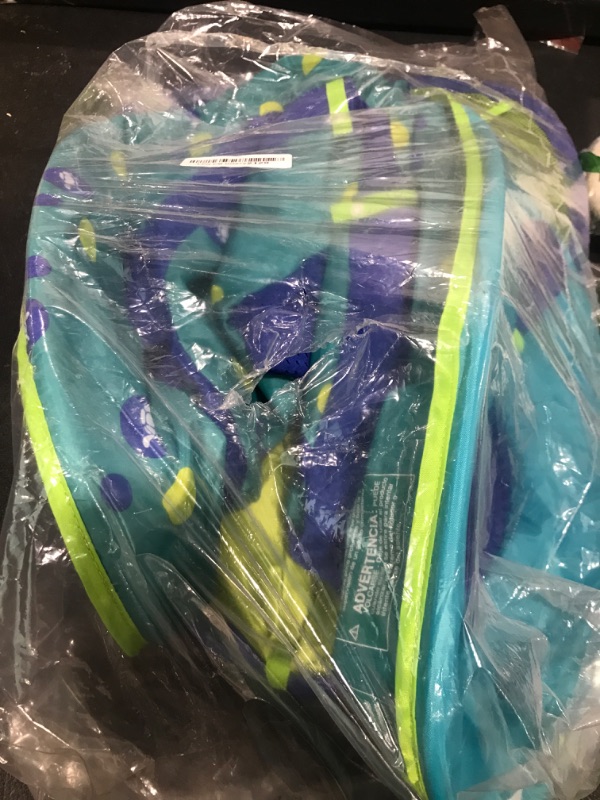 Photo 1 of SwimWays Baby Spring Float Activity Center, Baby Pool Float with Canopy & UPF Protection, Pool Toys & Swimming Pool Accessories for Kids 9-24 Months, Green Octopus