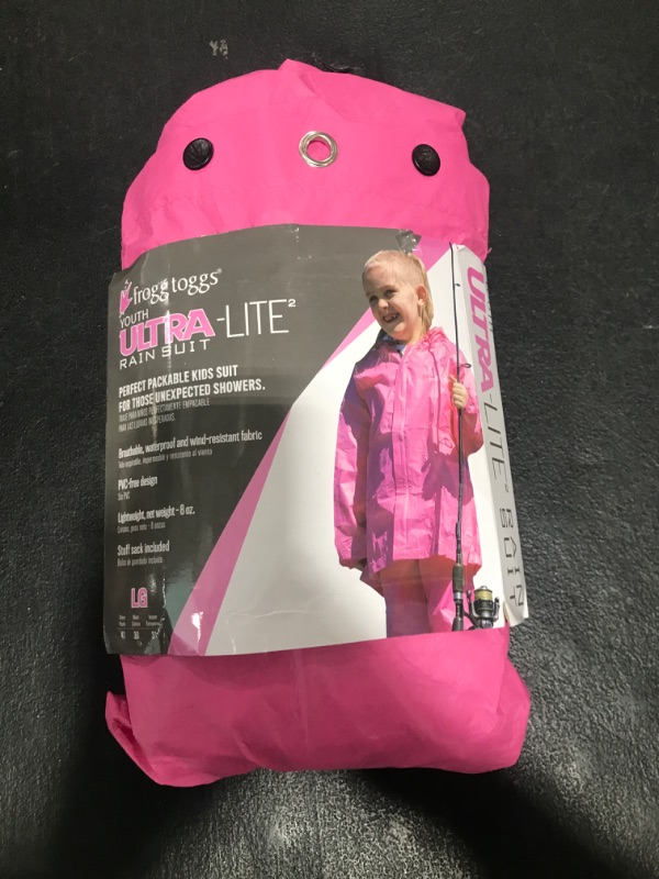 Photo 1 of FROGG TOGGS Youth Ultra-Lite2 Waterproof Breathable Protective Rain Suit