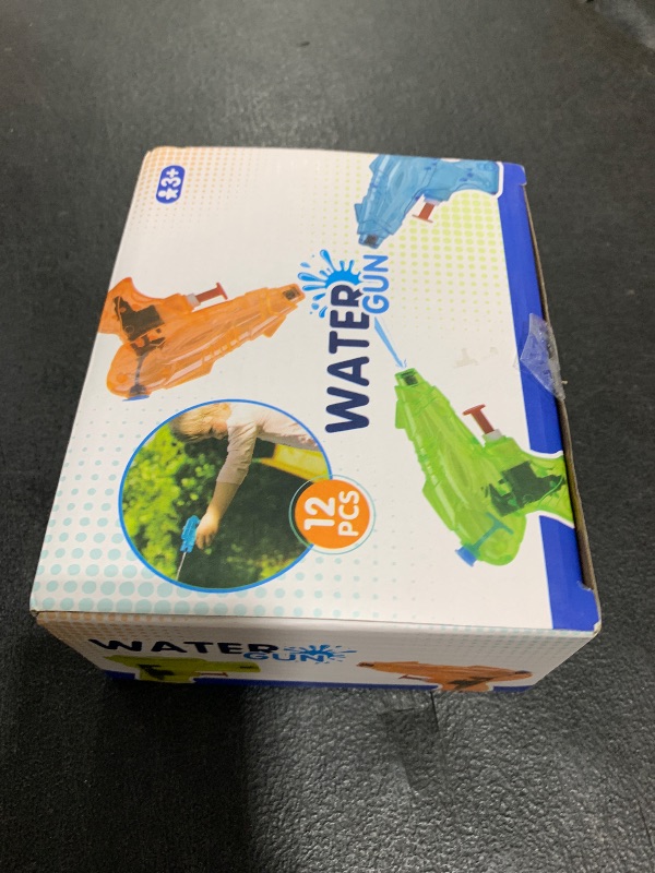 Photo 1 of 12 Packs Water Gun for Kids Squirt Toys Outdoor Beach Swimming Pool Game Summer Party Favor