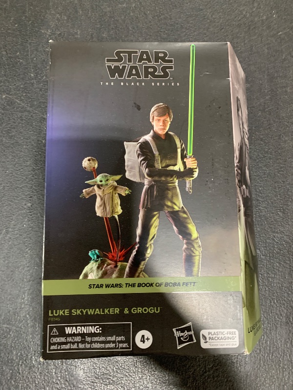 Photo 1 of STAR WARS The Black Series Luke Skywalker & Grogu, The Book of Boba Fett, 6-Inch Action Figures, 2-Pack with 9 Accessories, Ages 4 and Up