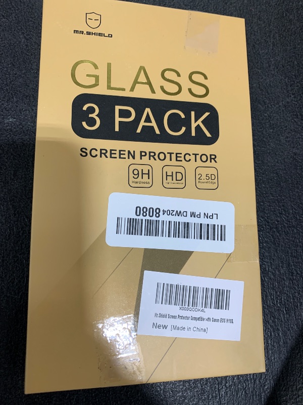 Photo 1 of Mr.Shield 3-Pack Screen Protector For Canon EOS M100, M6, M50 Mark II, PowerShot G9 X, G7 X, G5 X, EOS G9 [Tempered Glass, 9H Hardness]