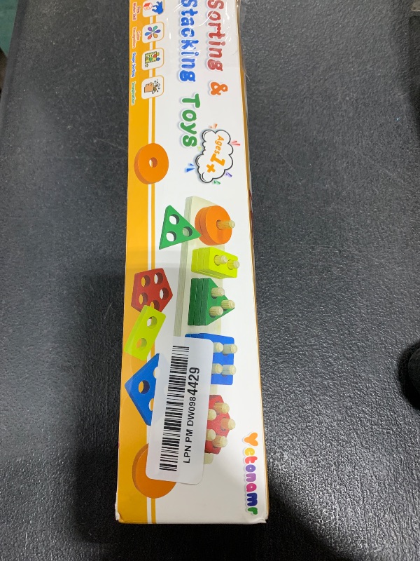 Photo 1 of Yetonamr Montessori Toys for 1 2 3 Years Old Boys Girls Birthday Gifts, Wooden Sensory Toys for Ages 2-4 Kids Baby, Toddler Learning Toy Activities Puzzles Ages 1-3