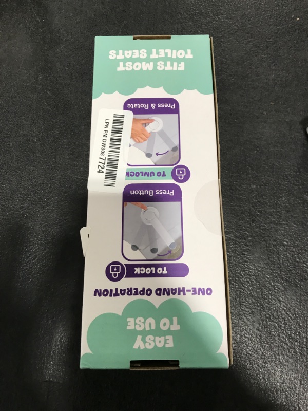 Photo 1 of Baby Toilet Lock by Wappa Baby - 9"L x 4"W - Ideal Baby Proof Toilet Lid Lock - No Tools Needed Easy Installation with 3M Adhesive - Top Safety Toilet Seat Lock - Fits Most Toilets - White (1 Pack)