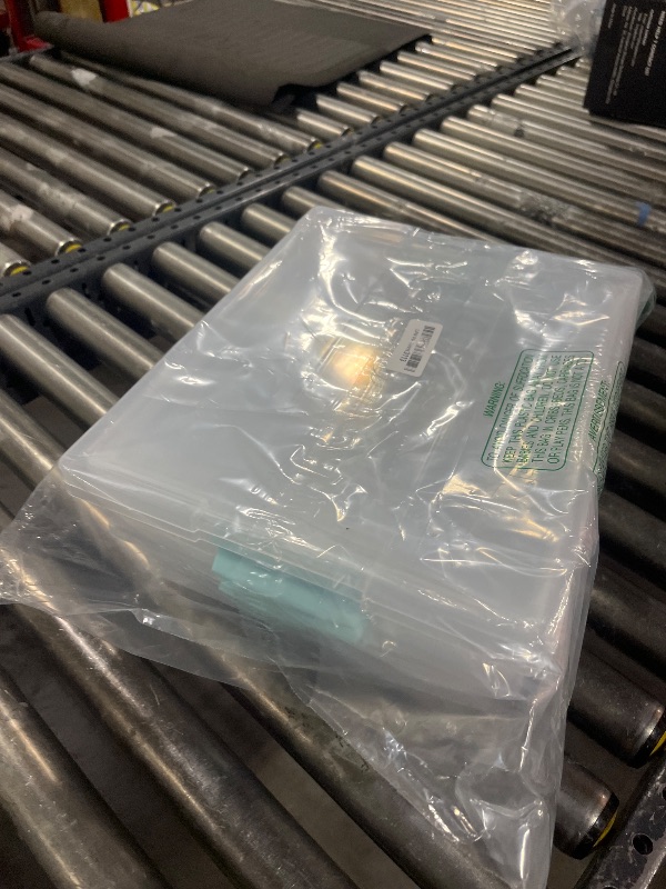 Photo 1 of Tribello Plastic Storage Containers With Lids For Organizing - (Large - 14 x 11.5 x 3)