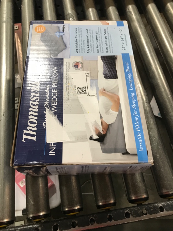 Photo 1 of Boyd Sleep Thomasville Dual Chamber Inflatable and Adjustable Air Wedge Pillow with Patented Electric Pump and Auto Seal Valve