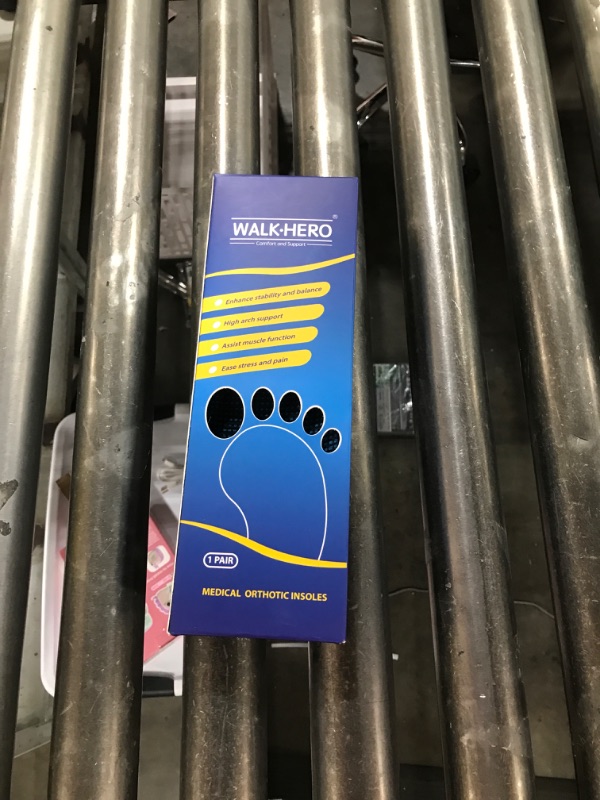 Photo 1 of Plantar Fasciitis Insoles for Men Women - Orthotics Inserts, Shoe Insoles Arch Support Flat Feet Inserts Work Boot Insoles for Standing All Day (Mens 7-7 1/2 | Womens 9-9 1/2)