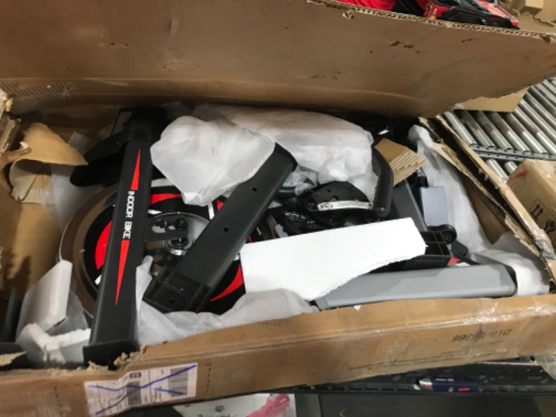 Photo 1 of DMASUN Exercise Bike, Indoor Cycling Bike Stationary, Cycle Bike with Comfortable Seat Cushion, Digital Display with Pulse