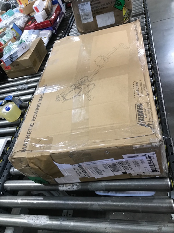 Photo 1 of Rowing Machines for Home - Magnetic/Water Rowing Machine with Upgrade 16 Resistance Levels, Max 350 LB Weight Capacity, LCD Monitor and Comfortable Seat Cushion