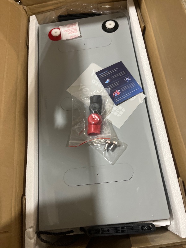 Photo 1 of Renogy Deep Cycle AGM Battery 12 Volt 200Ah, 3% Self-Discharge Rate, 2000A Max Discharge Current, Safe Charge Most Home Appliances for RV, Camping, Cabin, Marine and Off-Grid System, Maintenance-Free