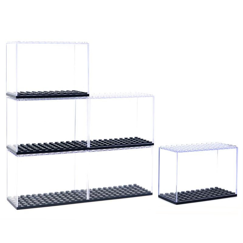 Photo 1 of 6PCS Minifigure Display Case for Lego, Acrylic Building Block Display Box 