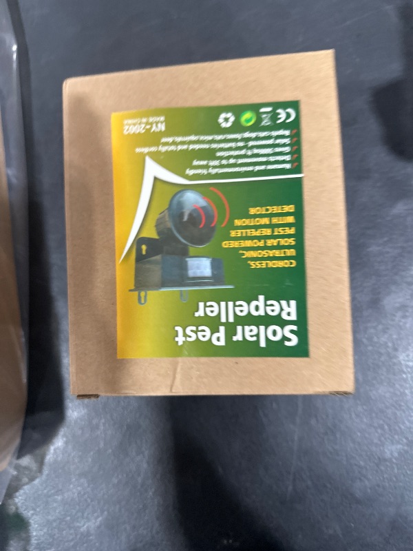 Photo 1 of Solar Ultrasonic Bird Repellent Devices Outdoor Bird Deterrents for Outside Cat Repellent Animal Deterrent to Keep Deer Bird Crow Dog Raccoon Rabbit Squirrel Skunk Out of Balconies Yard
