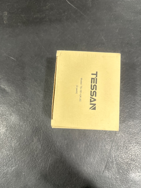 Photo 1 of US to UK Plug Adapter 2 Pack, TESSAN Type G Adapter for Travel with 4 Outlets 3 USB (2 USB-C), Power Adaptor for US to UK Ireland London Scotland Kenya Dubai Singapore Hong Kong