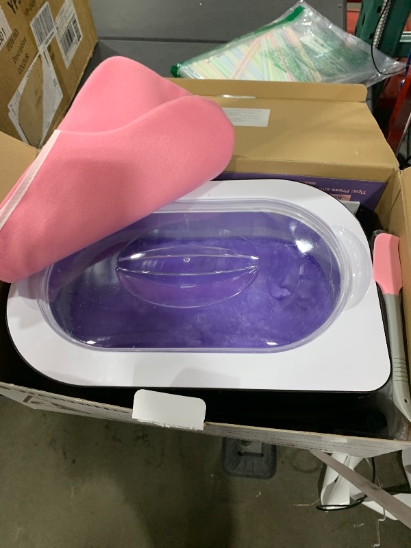 Photo 1 of Paraffin Wax Machine for Hand and Feet - Karite Paraffin Wax Bath 4000ml Paraffin Wax Warmer Moisturizing Kit Auto-time and Keep Warm Paraffin Hand Wax Machine