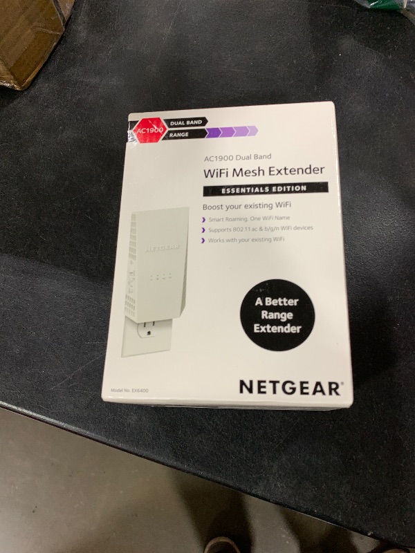 Photo 1 of NETGEAR WiFi Mesh Range Extender EX6400 - Coverage up to 2100 sq.ft. and 35 devices with AC1900 Dual Band Wireless Signal Booster & Repeater (up to 1900Mbps speed), plus Mesh Smart Roaming