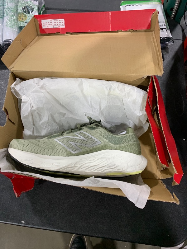 Photo 1 of New Balance Men's M880J14 Running Shoe, Olivine/Silver Metallic/Limelight, 12