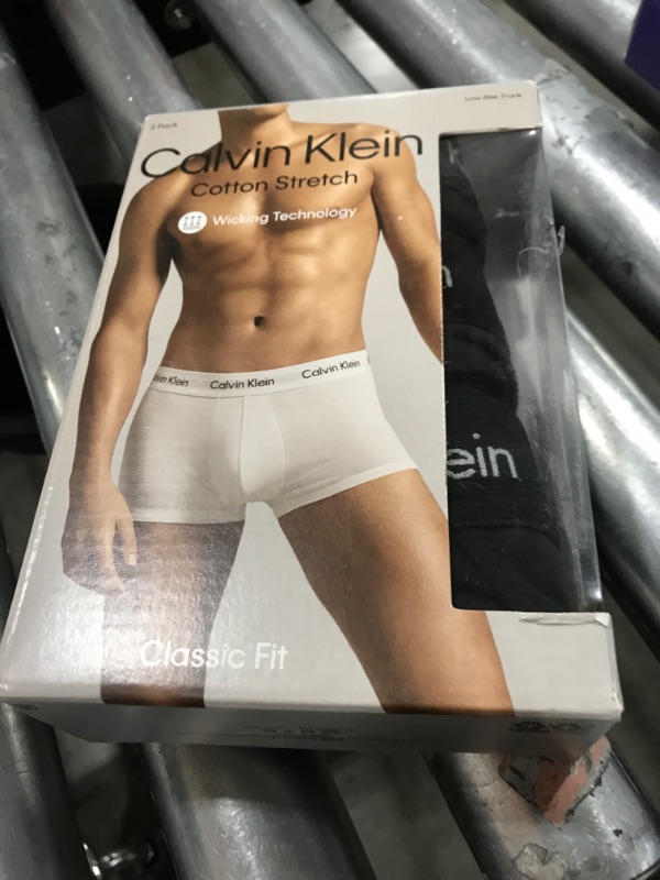 Photo 1 of Calvin Klein Men's Cotton Stretch 3-Pack Low Rise Trunk