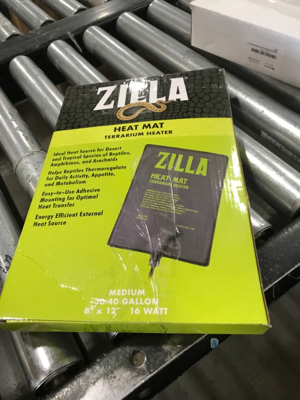Photo 1 of Zilla Terrarium Heat Mats Black Medium, 30-40 Gallon, 16 Watt