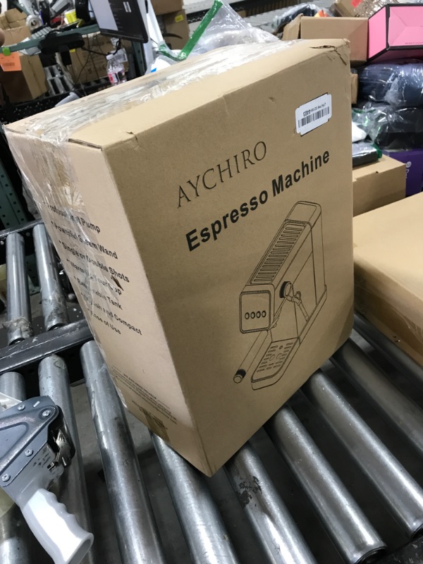 Photo 1 of Ollygrin Espresso Machine,20 Bar Semi-Automatic Espresso Maker with Milk Frother,Compact Stainless Steel Coffee Machine with 40oz Removable Water Tank for Cappuccino,Latte, Americano,Sliver for Home