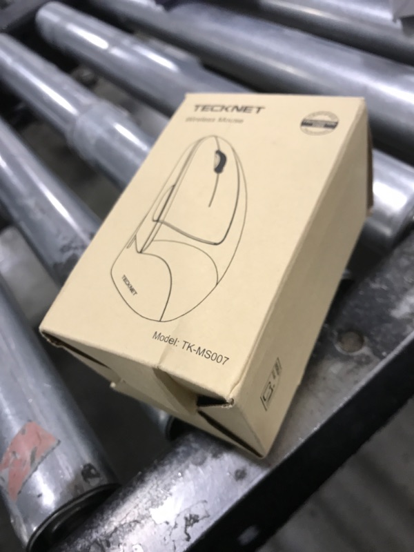 Photo 1 of TECKNET Ergonomic Mouse, Wireless Bluetooth Vertical Mouse, 4800 DPI Optical Tracking, 6 Adjustable DPI, Quiet Clicks, 2.4GHz with USB A Receiver, 6 Buttons, Wide Compatibility - Black