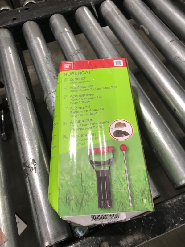 Photo 1 of SWISSINNO Install Kit for Mole and Gopher Traps PRO SuperCat. 25 cm Tunnel-locating Probe + Serrated-Edge Cutter for 6 cm Dia. Hole - Swiss Design, Easy to Use, Safe and Reusable - 2-Piece Set