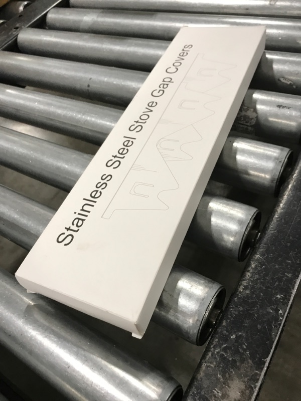 Photo 1 of Stainless Steel Stove Gap Covers (2 Pack), Stove Gap Filler, Stove Counter Gap Guards for Kitchen, Range Trim Kit, Easy Clean with Heat Resistant, Adjustable Length 13.8” to 27.6”, Width 0.79"