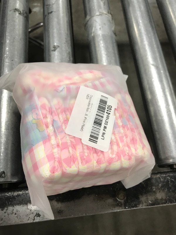 Photo 1 of Disposable Rabbit Diapers,Small Pee Pads,with Rabbit Suspenders for Diapers Female,Squirrel Diapers,for Bunny Guinea Pig Kitten Hedgehog Sindoor and Outdoor Activities.(10PCS) (Pink Plaid, S)