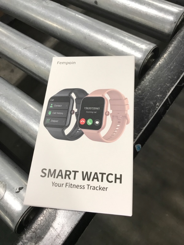 Photo 1 of Smart Watch, 1.96" HD SmartWatch for Men Women Touch Screen Answer/Make Call, 100+ Sport Fitness Tracker IP68 Waterproof, Activity Tracker with Heart Rate SpO2/Sleep Monitor/Pedometer for Android iOS