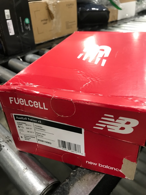 Photo 1 of New Balance Women's FuelCell 100 V2 Cross Trainer, Black/Quartz Grey/Silver Metalic, 6.5