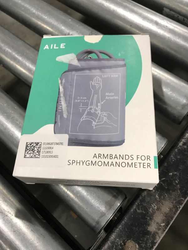 Photo 1 of Extra Large Blood Pressure Cuff : AILE Universal 9-21" XL Blood Pressure Cuff for Big Arm, Widely Applicable to Automatic Upper Arm Blood Pressure Monitor, Adjustable, Soft, Comfortable