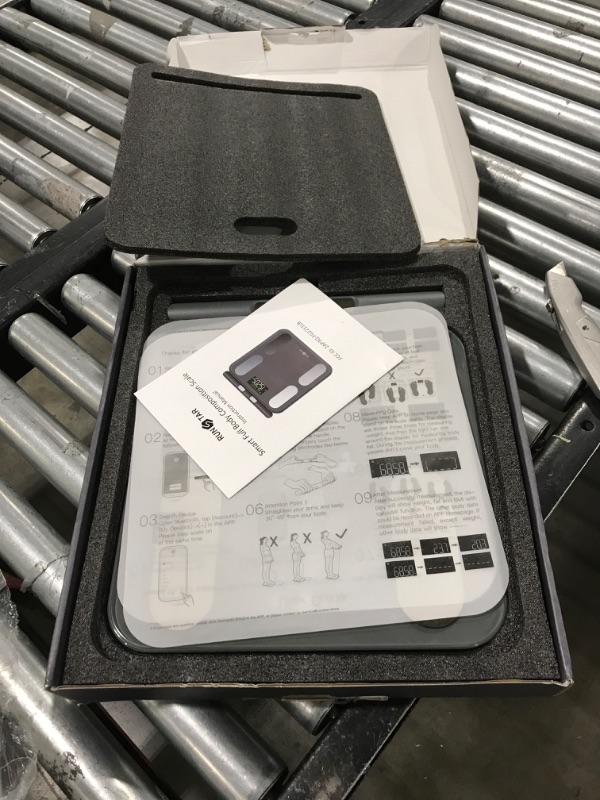Photo 1 of Runstar Digital Bathroom Scale for Body Weight, Body Fat, BMI 28 Measurements, Innovative 8-Electrode Smart Scales FSA or HSA Eligible with Voice Prompt Function High Accurate Bluetooth Weight Machine