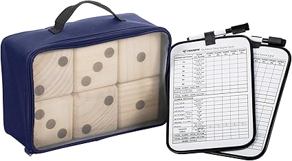 Photo 1 of Triumph Sports 35-7335-2 Giant Wooden Lawn Dice Set, Brown, One Size