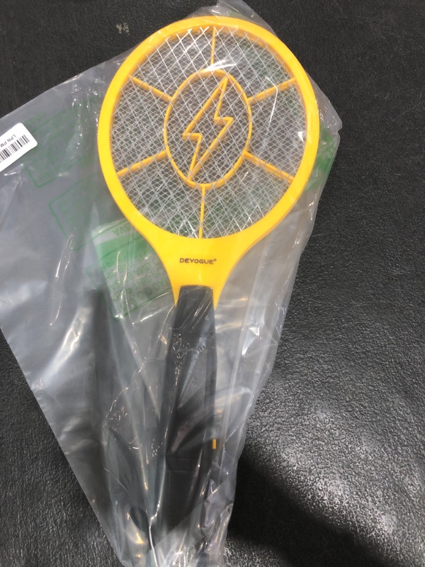 Photo 1 of DEVOGUE® Electric Fly Swatter Bug Zapper Battery Operated Flies Killer Indoor & Outdoor Pest Control Mosquito Zapper and Insect Catcher Racket