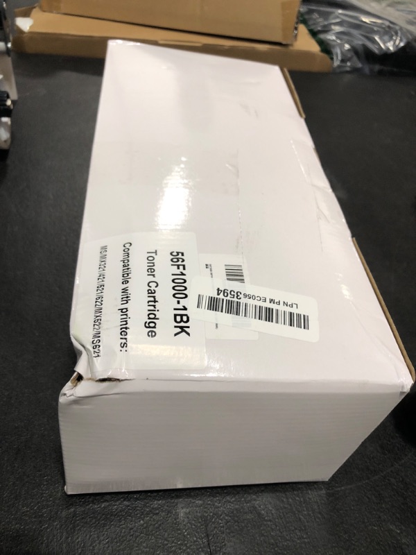 Photo 1 of 56F000G 56F1000 Black Toner Cartridge Compatible with Lexmark 56F1000 Toner Cartridge Use for Lexmark MS621dn MS321dn MS421dn MX321adw MX521ade MS521dn Printer