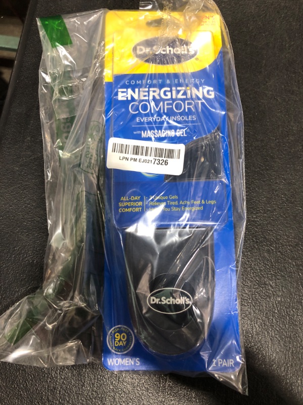 Photo 1 of Dr. Scholl’s Energizing Comfort Women’s Everyday Insoles with Massaging Gel - Clinically Proven, All-Day Energy and Comfort Inserts with Patented Triple Gel Design - Shock Absorbing, Arch Support