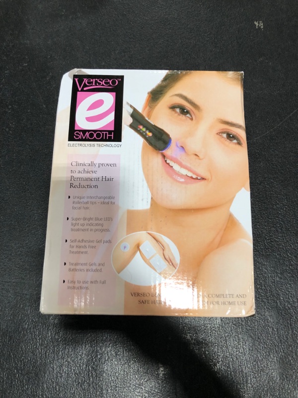 Photo 1 of Verseo eSmooth Electrolysis Permanent Hair Removal Epilation Roller Pen Painless Hair Removal for Women Men Epilator Hair Remover Safe for All Skin Colors and Hair Colors No Pain No Scarring