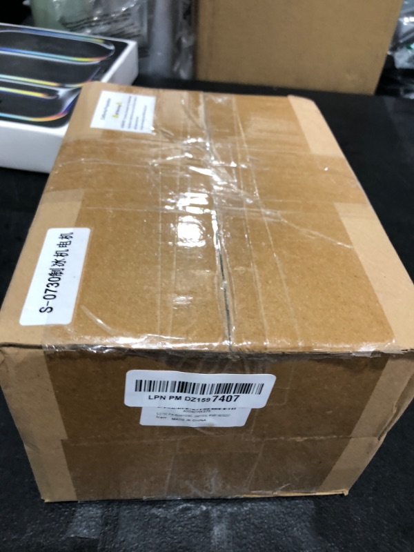 Photo 1 of S-0730 Water Pump for Hoshizaki, Ice Machine Motor Assembly with Mounting Plate, 14-Inch Cable, and Factory Plug, #M91X60S201S